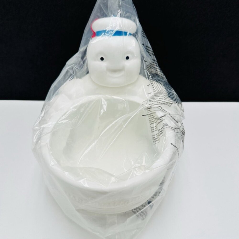 Ghostbusters Frozen Empire Stay Puft Marshmallow Man Popcorn Bucket Bowl NRFP